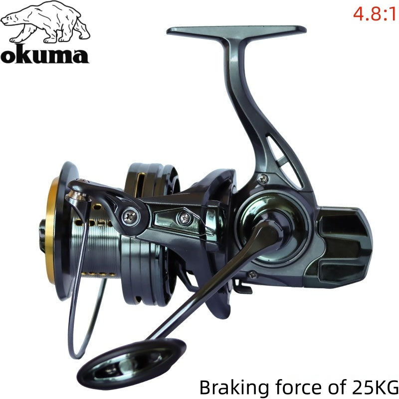 OKUMA Fishing Reel 8000-14000  - огляд і ціна Daiwa Reel Bg