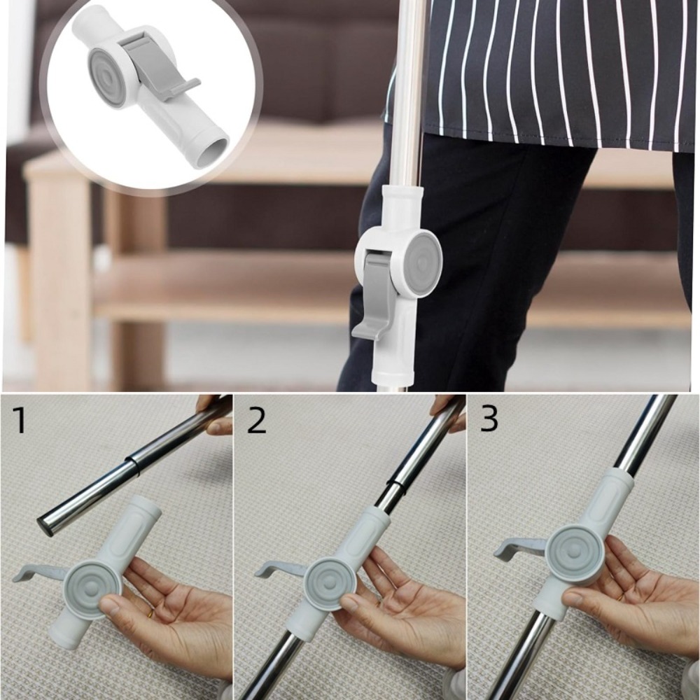 5PCS Universal Mop Pole Lockin - огляд і ціна Fishing Rod Telescopic
