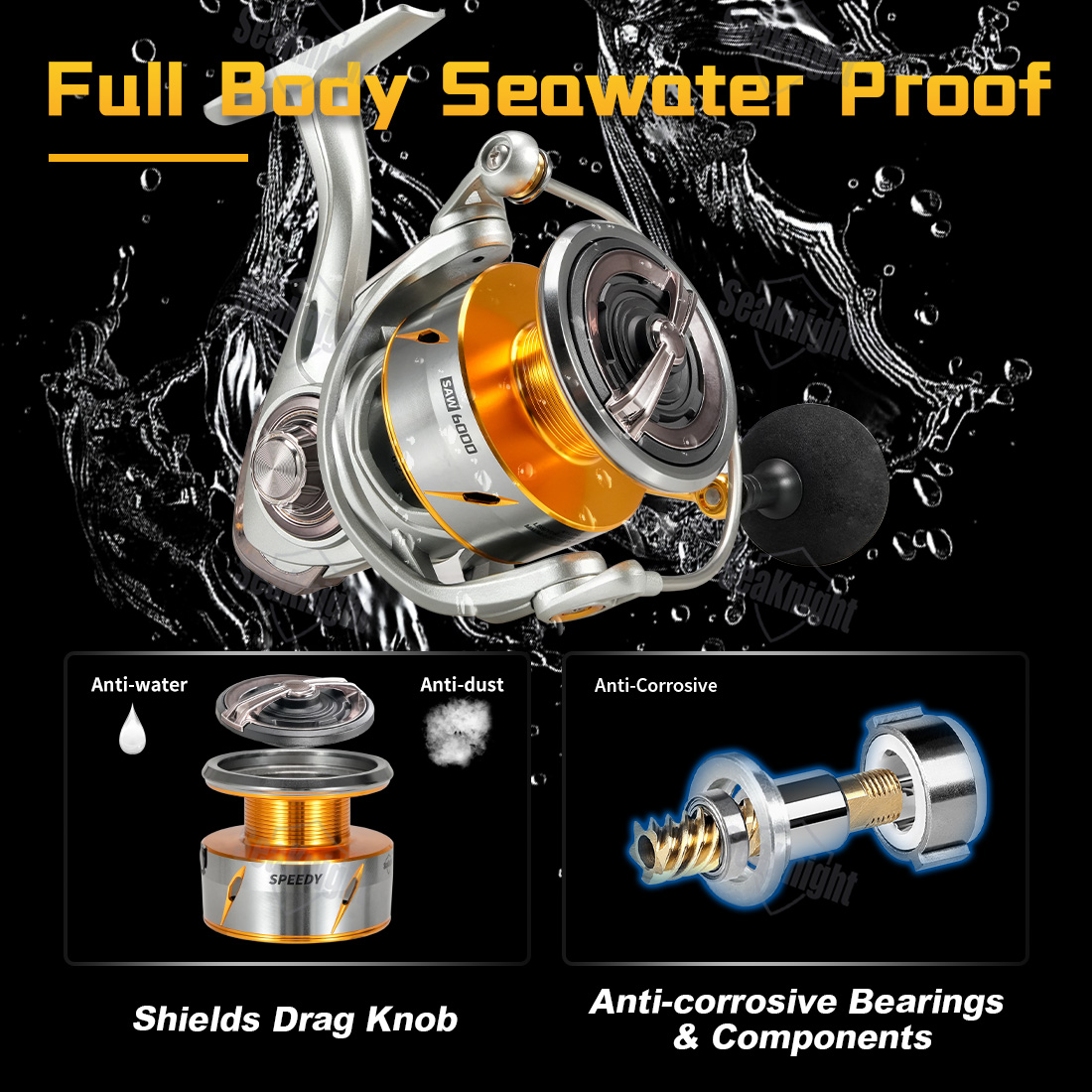 SeaKnight Brand Speedy SAW Sal - огляд і ціна Daiwa Reel Bg
