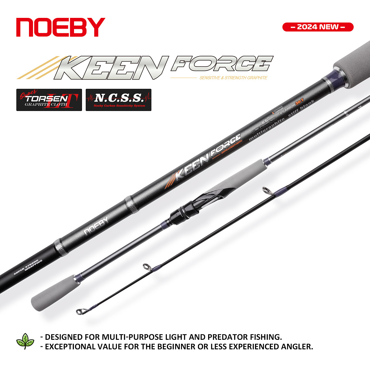 NOEBY Light Game Spinning Rod  - огляд і ціна Fishing Rod Surf